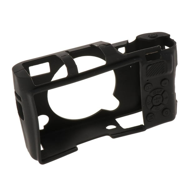 Funda Protectora de Silicona Estuche Estirable para Cámara Fuji XA3 / XA10 Negro