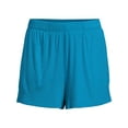 thumbnail image 6 of Joyspun Women's Ribbed Knit Pull On Sleep Shorts, Sizes S to 3X, 6 of 6