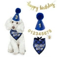 thumbnail image 3 of KYAIGUO Dog Cat Birthday Party Supplies Birthday Bandana Dog Hat Make Your Pet More Charming and Cute for Pet Birthday Party Decorations, 3 of 8