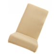 thumbnail image 2 of Cubierta de silla elástica poliéster Soledad Fundas de silla de comedor Beige, 2 of 9
