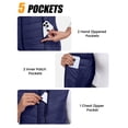 thumbnail image 5 of Women's Lightweight Packable Puffer VestWarm Quilted Windproof Sleeveless Jacket with 5 Zipper Pocketsfor Golf Hiking Travel Casual Wear Navy XS, 5 of 8