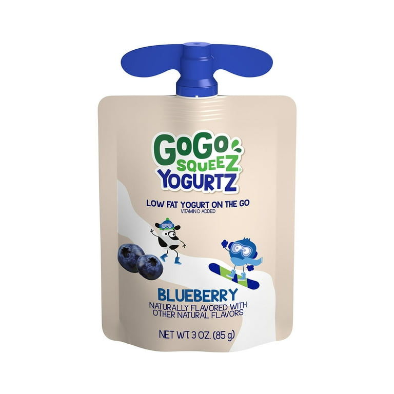 GoGo squeeZ YogurtZ Blueberry, Made with 100% Real Milk