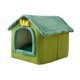 thumbnail image 1 of Cama para gatos, casita para gatos, refugio de invierno para gatos de interior, antideslizante, suave y cálido para dormir. L, 1 of 9
