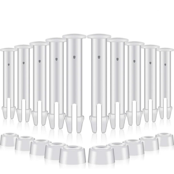 12 Pasadores de Plástico para Juntas de Piscina para Pasadores de Piscina Comunes Intex con Juntas Piezas de Repuesto para Piscina con Estructura Intex, Piezas de Repuesto(5,5 cm)