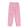 thumbnail image 5 of Daiia Pink Bows Women's Sleep Pant with Pockets and Drawstring,Pajama Pants-Small, 5 of 9