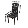 thumbnail image 3 of TIMIFIS Stools Covers Halloween Stretch Milk Silk Printed Chair Covers Restaurant Chair Covers Kitchen Chair Covers Are Detachable and Washable Suitable for Home Hotel Banquet Home Decoration, 3 of 6