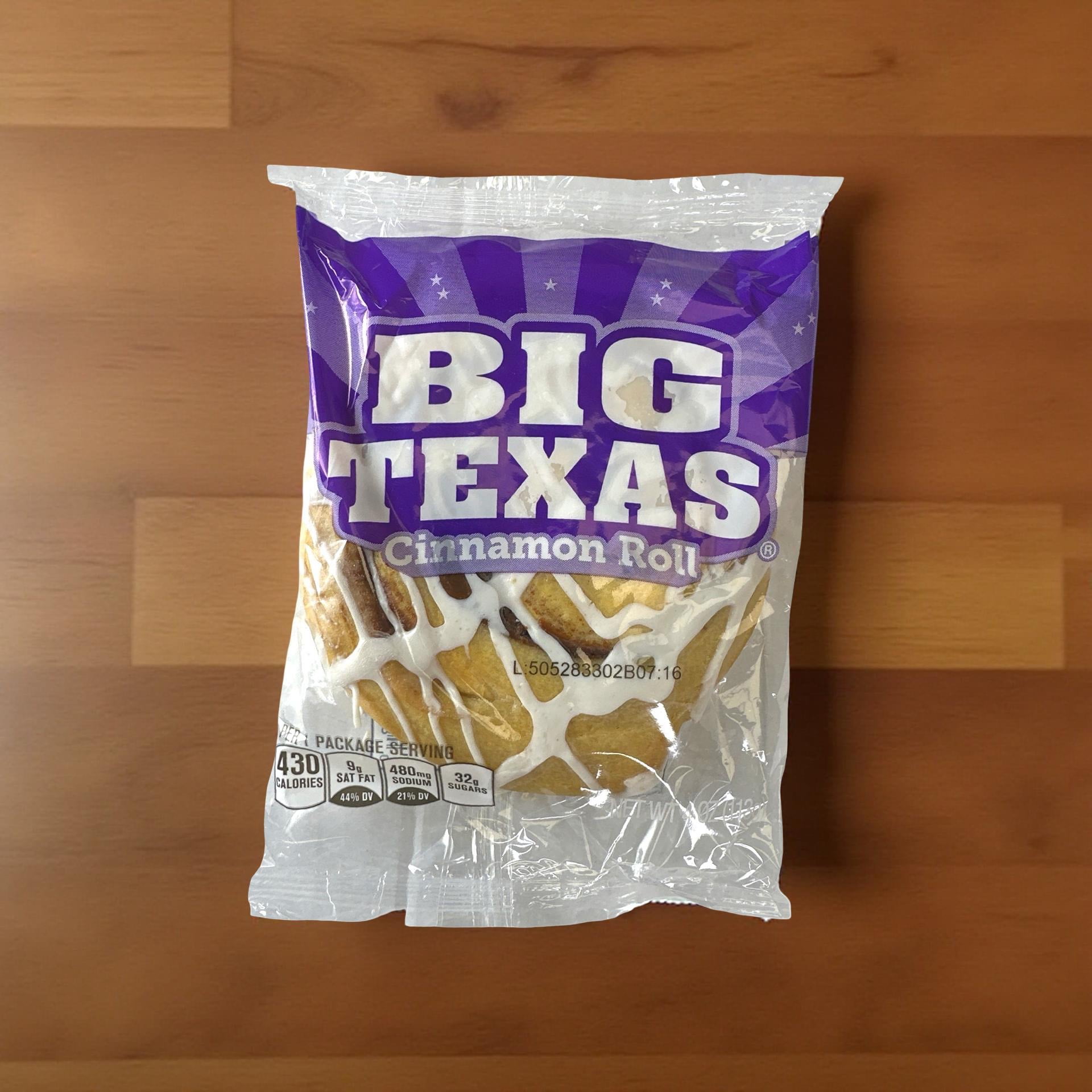 (2 pack) Cloverhill Big Texas Cinnamon Rolls, Individually Packaged, Pack of 6
