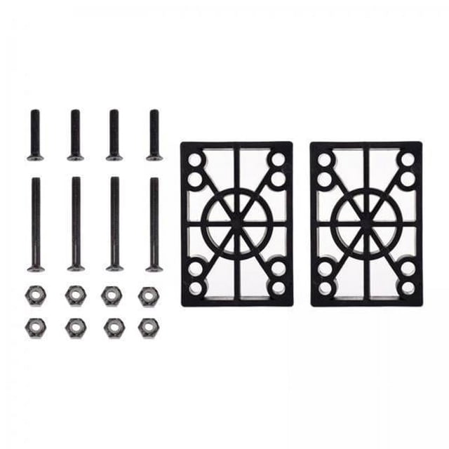 Almohadillas elevadoras Zulema para monopatín absorben golpes 12mm 2 piezas