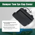 thumbnail image 3 of Car Rear Left Bumper Tow Hook Eye Plastic Cover for 2013-2017 Subaru BRZ, 3 of 8