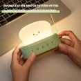 thumbnail image 2 of Söt Bröd LED Nattlampa, USB Uppladdningsbar Toast Nattlampa, Hem Nattlampa Sänglampa Skrivbordsdekor för Barn, 2 of 5
