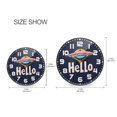 thumbnail image 5 of Yayeee Wall Clock for Living Room 11.9 inch Battery Operated Round with Holder, Colorful UFO, 5 of 7
