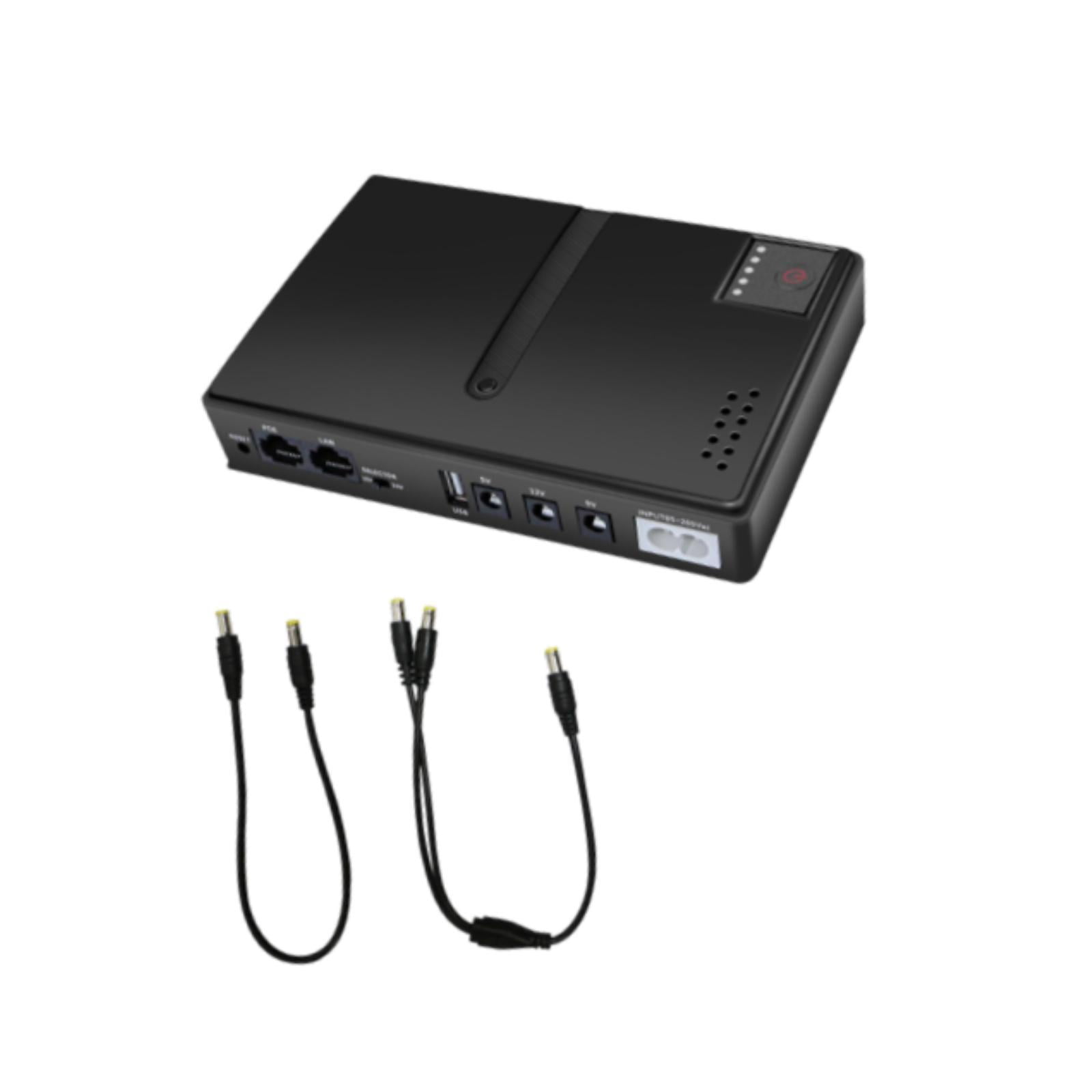 Wzmzjy Power Supply Battery Backup Backup Power for 5V/9V/12V Multi-voltage Output