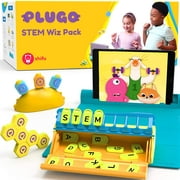 PlayShifu Plugo STEM Pack - Count, Letters & Link | Math, Word Building, Magnetic Blocks, Puzzles & Games | Ages 5-10 years Interactive Toy | Educational Gift Boys & Girls (App Based)
