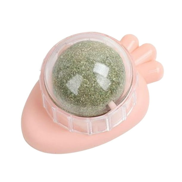 Bolas giratorias de hierba gatera Yuyangstore para gatos, Juguetes para masticar, Juguetes de pared de hierba gatera