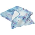 thumbnail image 2 of Coolnut Mysterious Spring Floral Bath Towels Set - 1 Bath Towel 1 Washcloth Extra Absorbent 100% Cotton Towels, Super Soft Bathroom Towels for Home, Hotel Washcloth Gift, 2 of 7