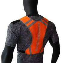 Unisex Warning Night Running Cycling Safety High Visibility Reflective Vest Jacket