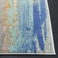 thumbnail image 3 of SAFAVIEH Skyler Sybella Abstract Runner Rug, Gold/Blue Green, 2'2" x 9', 3 of 8