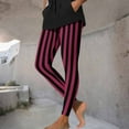 thumbnail image 5 of GERsome Halloween Leggings for Women Christmas High Waist Tight Pants Womens Workout Pants Stretchy Striped Tights Size L, 5 of 9
