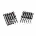 thumbnail image 3 of 14 Inch Hex Heads Drill Bit Set Steel Screwdriver Bits 50MM Long Compatible with Power Drills Impact Drivers, 3 of 5