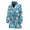 81, variant on Black And White Snowman Pattern Women Bathrobe One Size Univeral Fits, Christmas Snowman Winter Vibe Fashion Lightweight Plush Fleece Long Robe For Women
