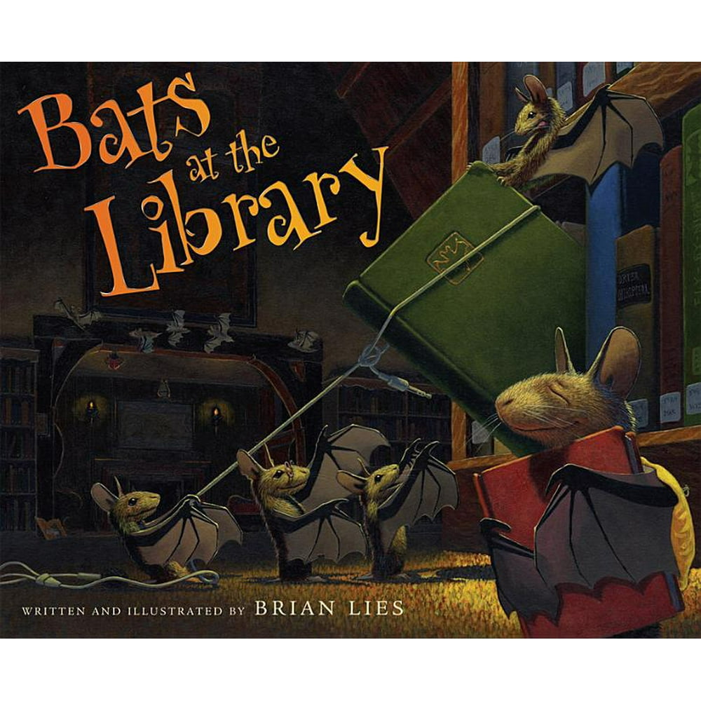 Bat Book Bats at the Library (Paperback)