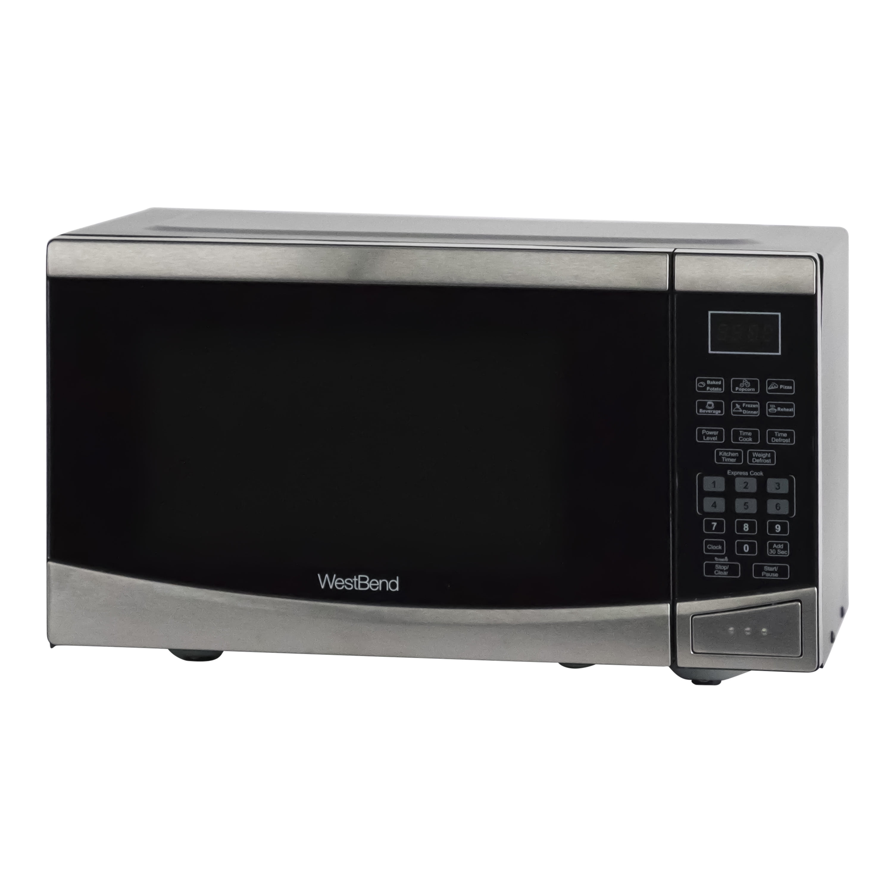 West Bend 0.9 Cu. ft. Microwave Oven, in Stainless Steel