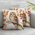 thumbnail image 3 of COMIO  Animals Throw Pillow Covers Fox Deer Squirrel Owl Maple Leaves Decorative Pillows Soft Cushion Cases for Couch Sofa Home Decor, 3 of 5