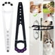 thumbnail image 5 of BEMS-2 paquetes de soporte de cerradura para puerta de gato, linda puerta para gato con forma de pata de gato, 5 of 5