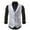 #112-Silver, variant on Yusimy Men's Sequined Vest Sleeveless V-Neck Stage Host Jacket Formal Evening Event Attirevivid Style