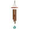 Woodstock Wind Chimes Signature Collection, Woodstock Turquoise Chime, Medium 26'' Bronze Wind Chime WTBRM