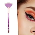 thumbnail image 6 of Fan Makeup Brush Eyeshadow Foundation Brush Durable Softly Touch Your Face Professional Blush Brush Face Highlighting Brush Women Girlfriend Violet, 6 of 9