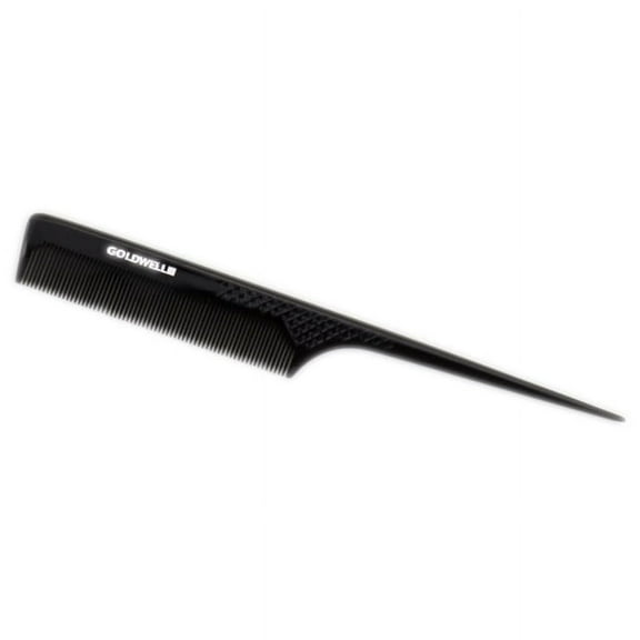 Goldwell Coloring Tail Comb, Black, Pack of 1 w/ Sleek Teasing Comb
