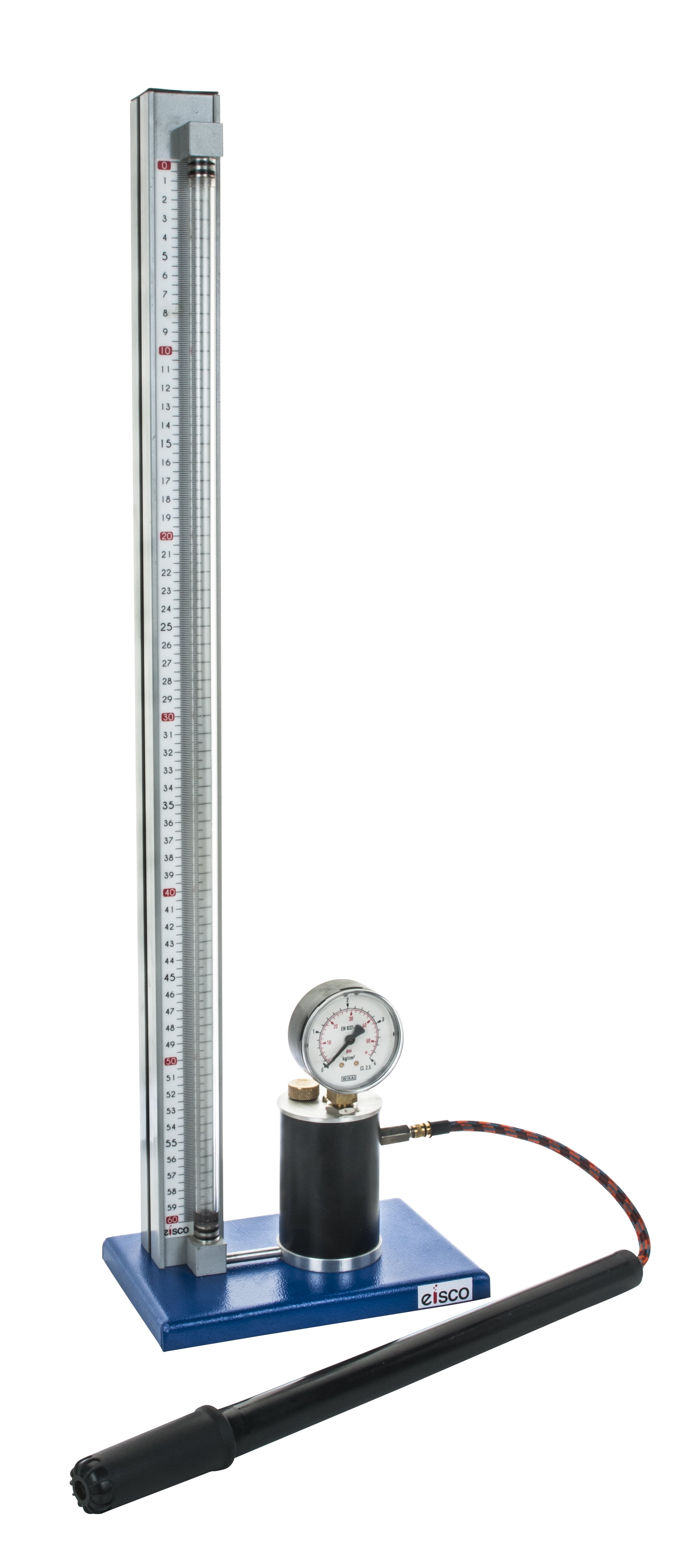 Premium Boyle's Law Apparatus, Includes Pressure Gauge, Hand Pump and