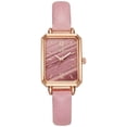 thumbnail image 1 of Clearance Sale Sfonq Womens Watches,Vintage Square Watch Ladies Belt Watch Suitable For Gifts Mothers Day Gift for Grilfriend,Pink Buy 2 Save 10%, 1 of 3