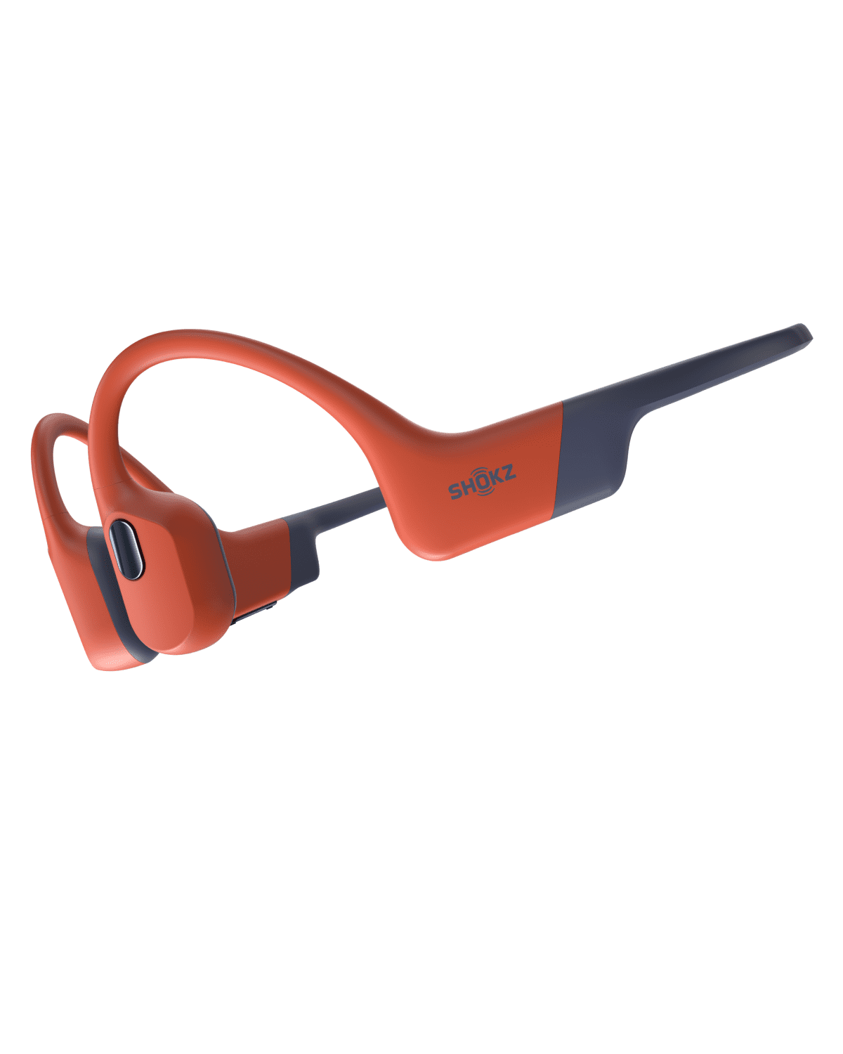 Restored Shokz OpenSwim Pro - Open-Ear Bluetooth Headphones & 32GB MP3 Player, IP68 Waterproof, Bone Conduction Headphones, Running and Swimming, Red