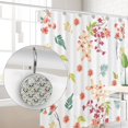 thumbnail image 4 of Panda Shower Curtain Hooks（Set of 12）for Home Hotel Shower Rods Bathroom Crystal Glass Print Stainless Steel Round Curtain Hooks, 4 of 5