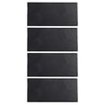 thumbnail image 2 of Sushi Dishes For Diners Black 4Pcs Rectangle Plates Easy to Clean Elegant and Simple Design, 2 of 4