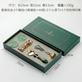 thumbnail image 4 of Generic Green Wax Seal Stamp Kit with 20 Optional Patterns, Lacquer Spoon, Wax Beads, and Candles (Handle with Care), 4 of 7