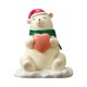 thumbnail image 1 of Estatua de árbol de Navidad en miniatura, adornos para árbol de Navidad, decoración de mesa, obra de arte oso, 1 of 9