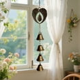 thumbnail image 2 of SLYNSHome Metal Wind Chimes Temple Wind Chime,Hanging Angel Wings Wind Chimes for Home Yard Outdoor Decoration, 2 of 6