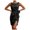Black_BpcZ, variant on Wedding Guest Dresses for Women Sleeveless Boat Neck Elegant Bow Formal Dresses Size L