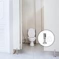 thumbnail image 6 of Set of 2 Partition Bracket Stainless Steel Silver Accessories Toilet Bracing Foot, 6 of 6
