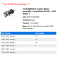 thumbnail image 2 of Front Right Strut and Coil Spring Assembly - Compatible with 2004 - 2009 Mazda 3 2005 2006 2007 2008, 2 of 2