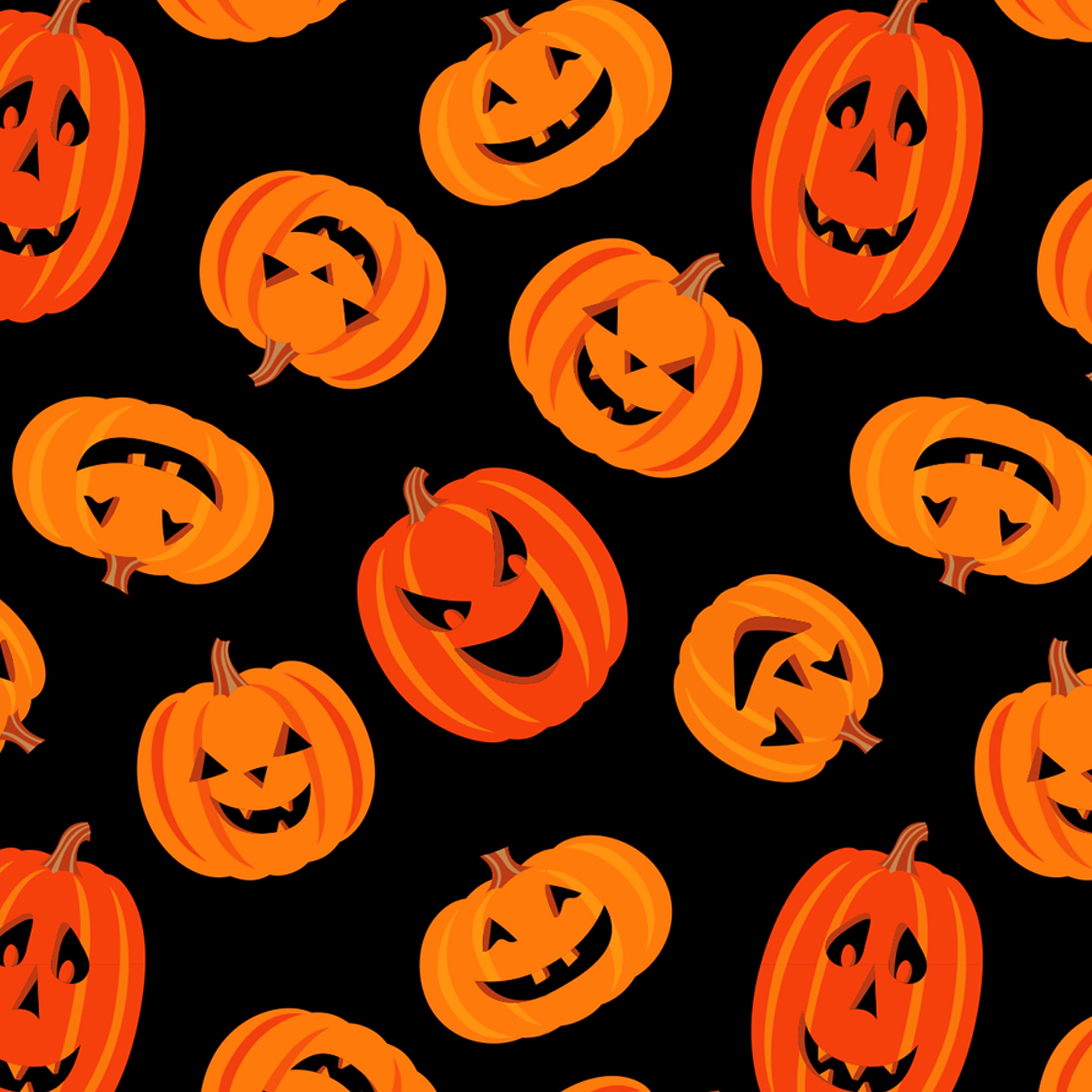 Pumpkin Tablecloth, Black & Orange, 54" x 84", 3 Count, Halloween by Way To Celebrate
