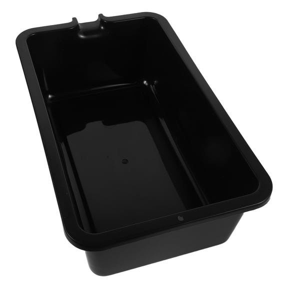 OFFIGAM Oil Drain Pan with Ergonomic Handles Wear Resistant Plastic for Car Engine Maintenance