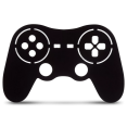 thumbnail image 1 of Bouclair Black Video Game Controller LED Mural Lighting, 1 of 7