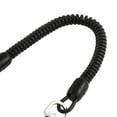 thumbnail image 4 of Carabiner Hook Lobster Clasp Black Coil Lanyard Spring Key Chain, 4 of 6