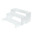 thumbnail image 2 of DOLITY 3 Pieces Acrylic Display Riser Acrylic Display Stand for Doll Cake Cosmetics Large Size, 2 of 9