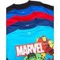 thumbnail image 2 of Camisetas gráficas Marvel Avengers Boys, paquete de 5 unidades, 2T-20, talla 7, 2 of 7