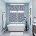thumbnail image 3 of Purple Beige Dandelion Kitchen Curtains Sets for Windows 36 Inch Length, Farmhouse Botanical Blossom Rod Pocket Window Treatments Tier Curtains and Valances Set for Bedroom/Bathroom, 3 of 8
